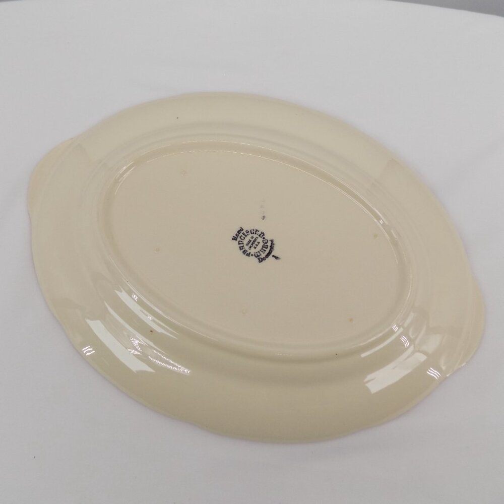 Franciscan Apple 14 1/4" long Oval Serving Platter Vintage 1940s California - Picture 6 of 7